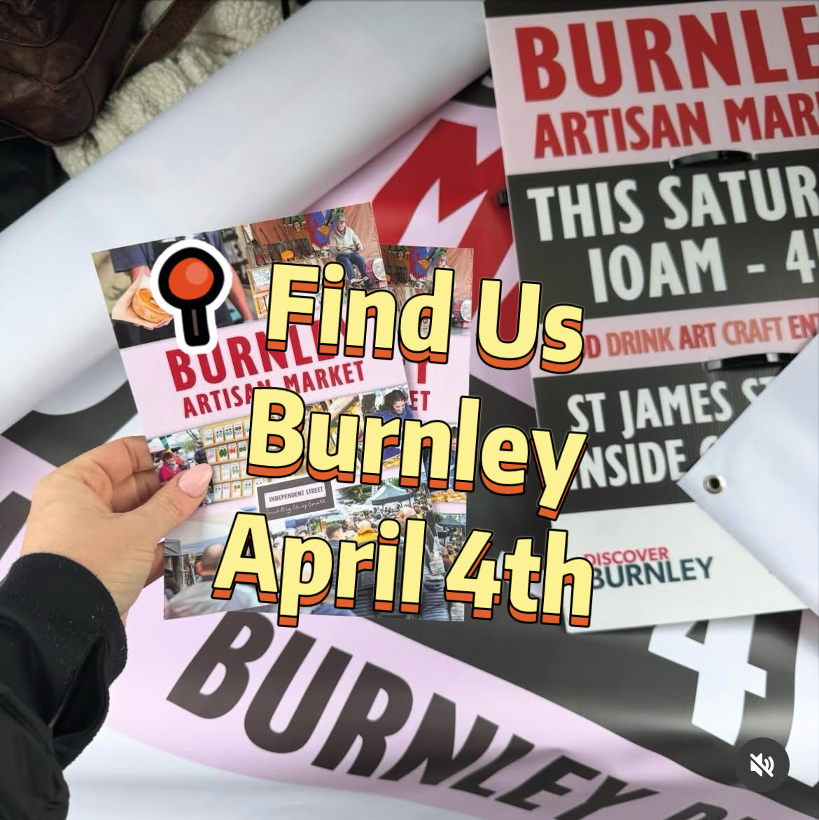🎉 Burnley Artisan Market – Indoor Pop-Up Event Announcement