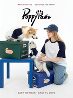 Matching Dog and Owner T-Shirt Set Navy Blue