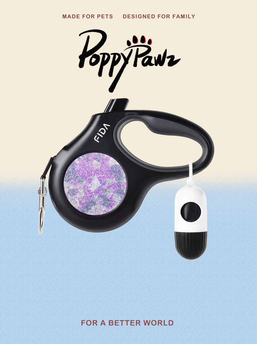 Retractable Dog Lead with Safety Lock