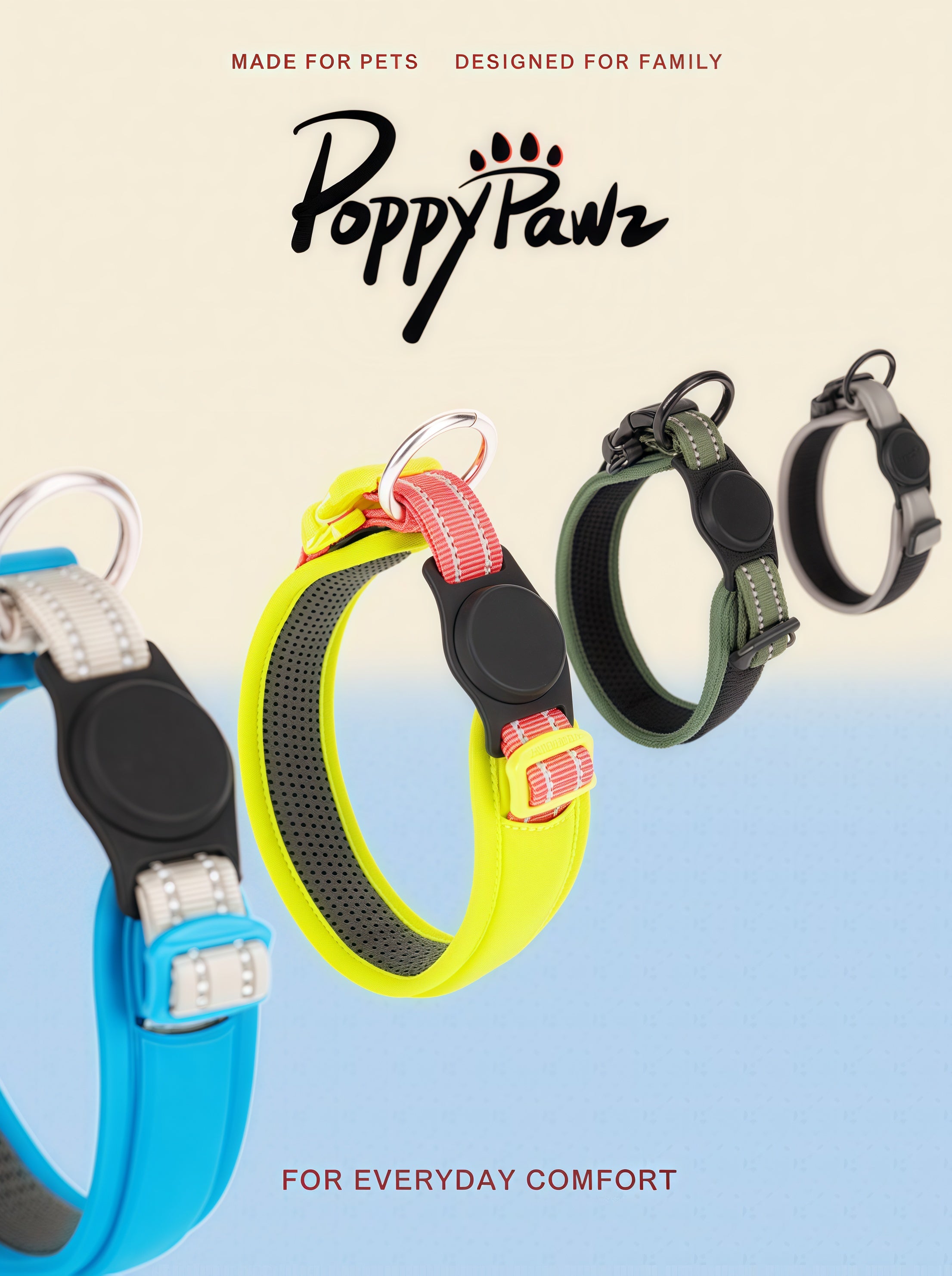 Reflective Cordura Dog Collar