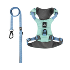 Lightweight Waterproof Dog Harness and Lead Set with ID Tag