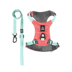 Lightweight Waterproof Dog Harness and Lead Set with ID Tag