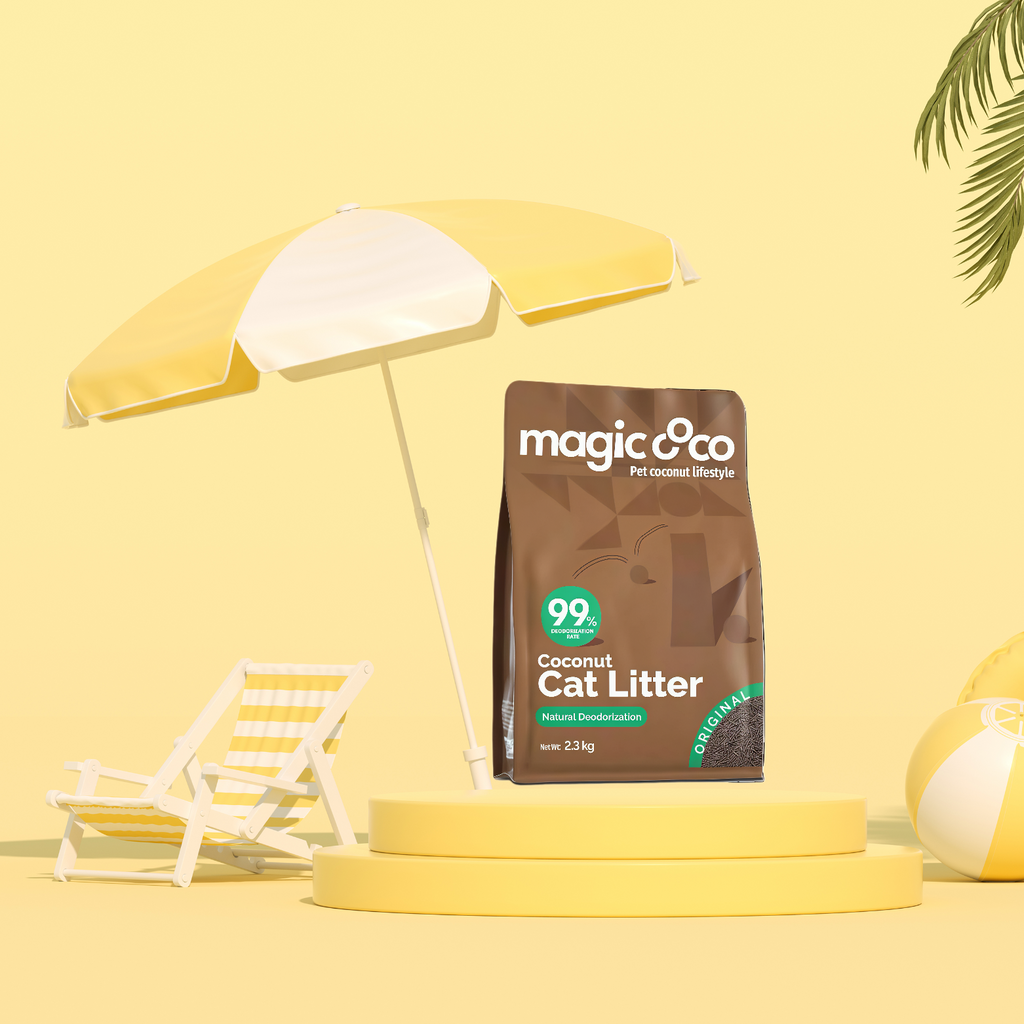 Coconut Natural Clumping Cat Litter (2.3kg)