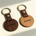 Personalised Engraved Wooden Pet Tag