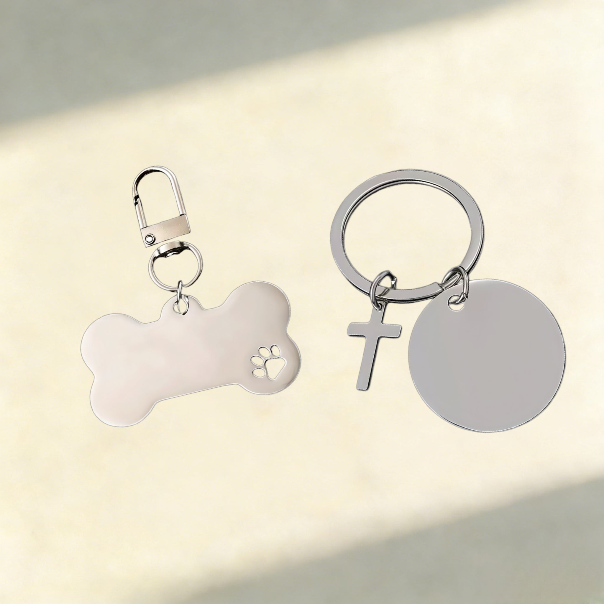 Custom Engraved Pet Tag & Keychain