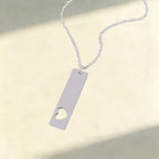 Custom Engraved Bar Necklace