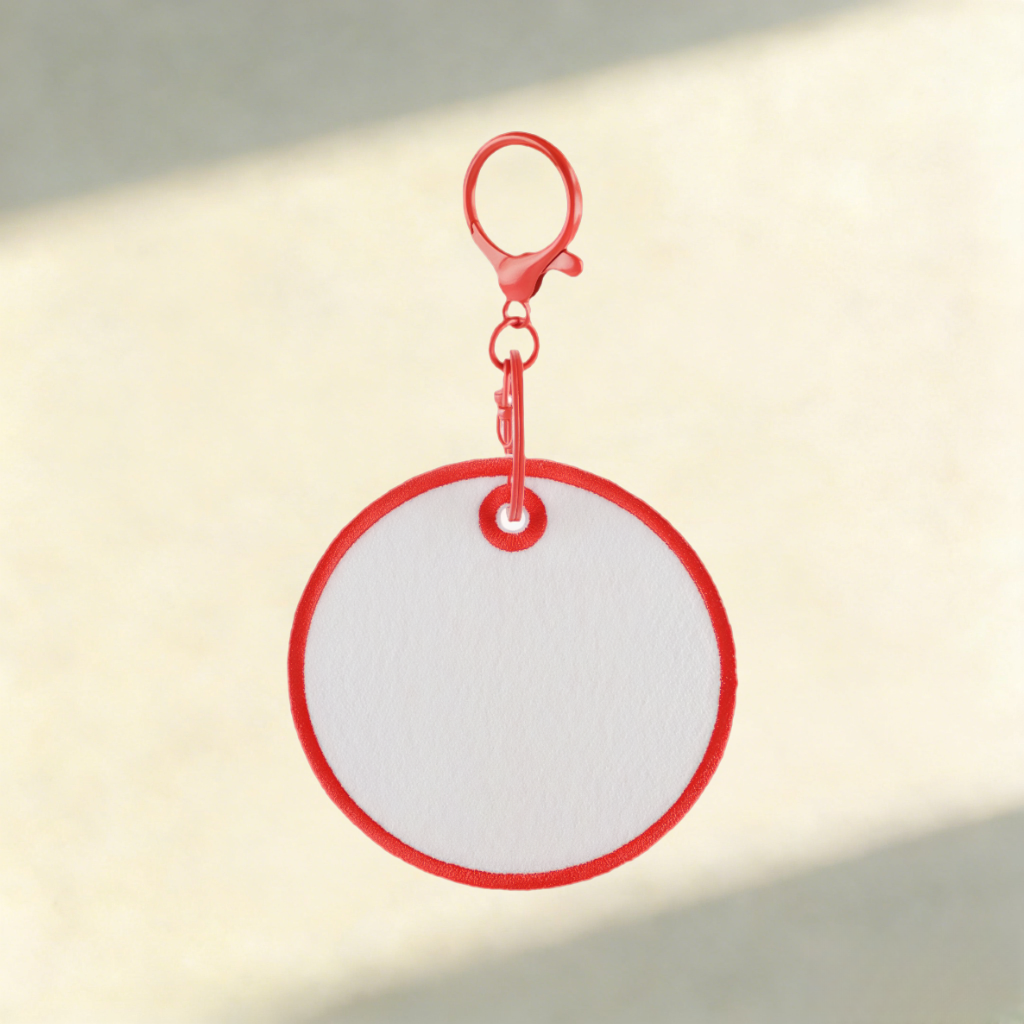 Custom Felt Keychain – Round & Square