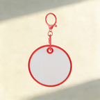 Custom Felt Keychain – Round & Square