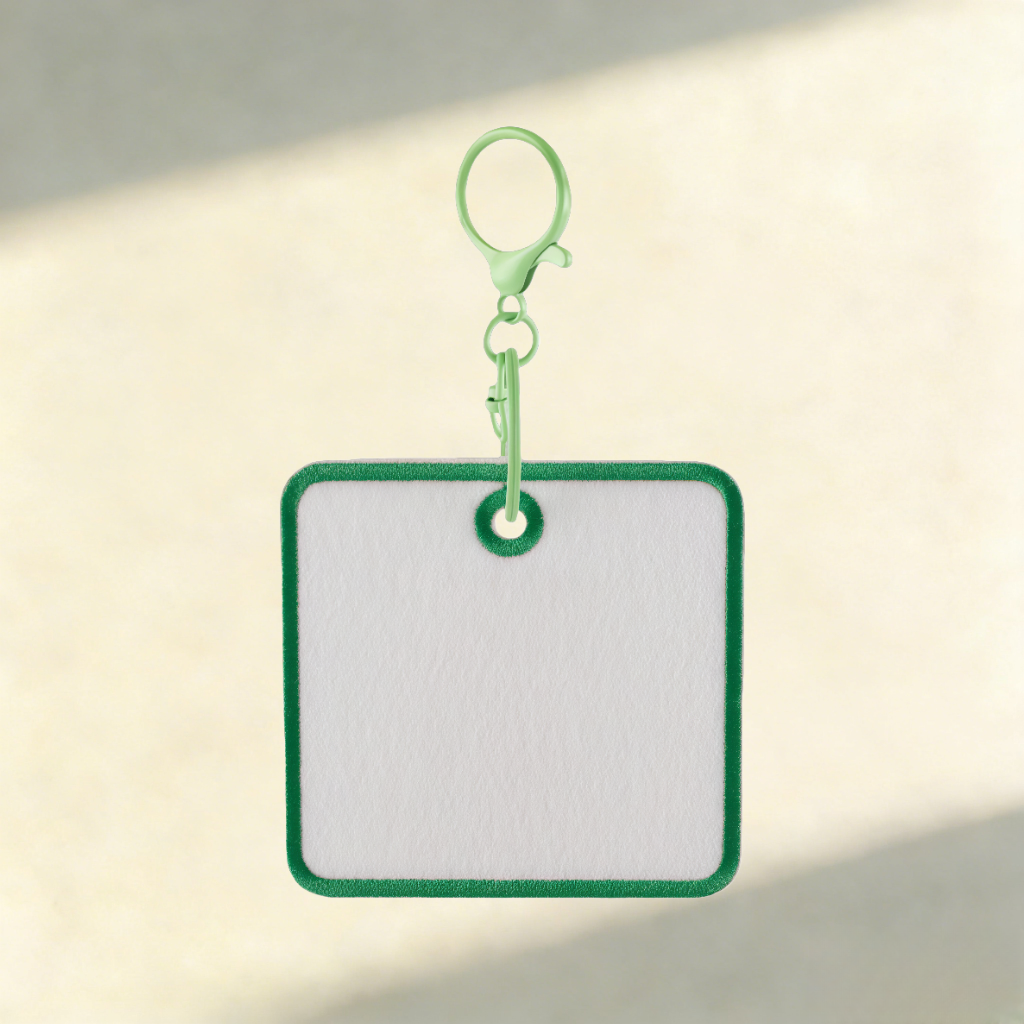 Custom Felt Keychain – Round & Square