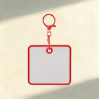 Custom Felt Keychain – Round & Square