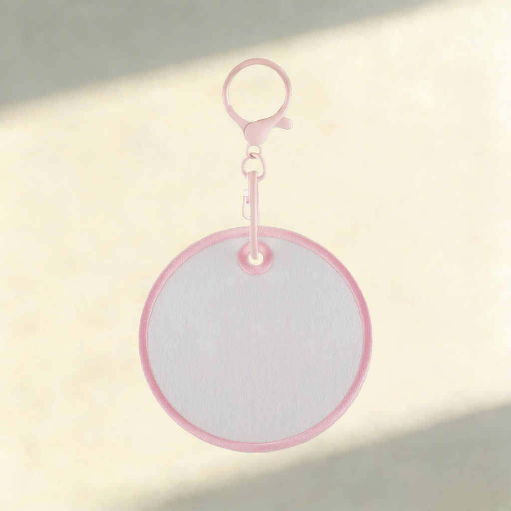 Custom Felt Keychain – Round & Square