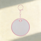 Custom Felt Keychain – Round & Square
