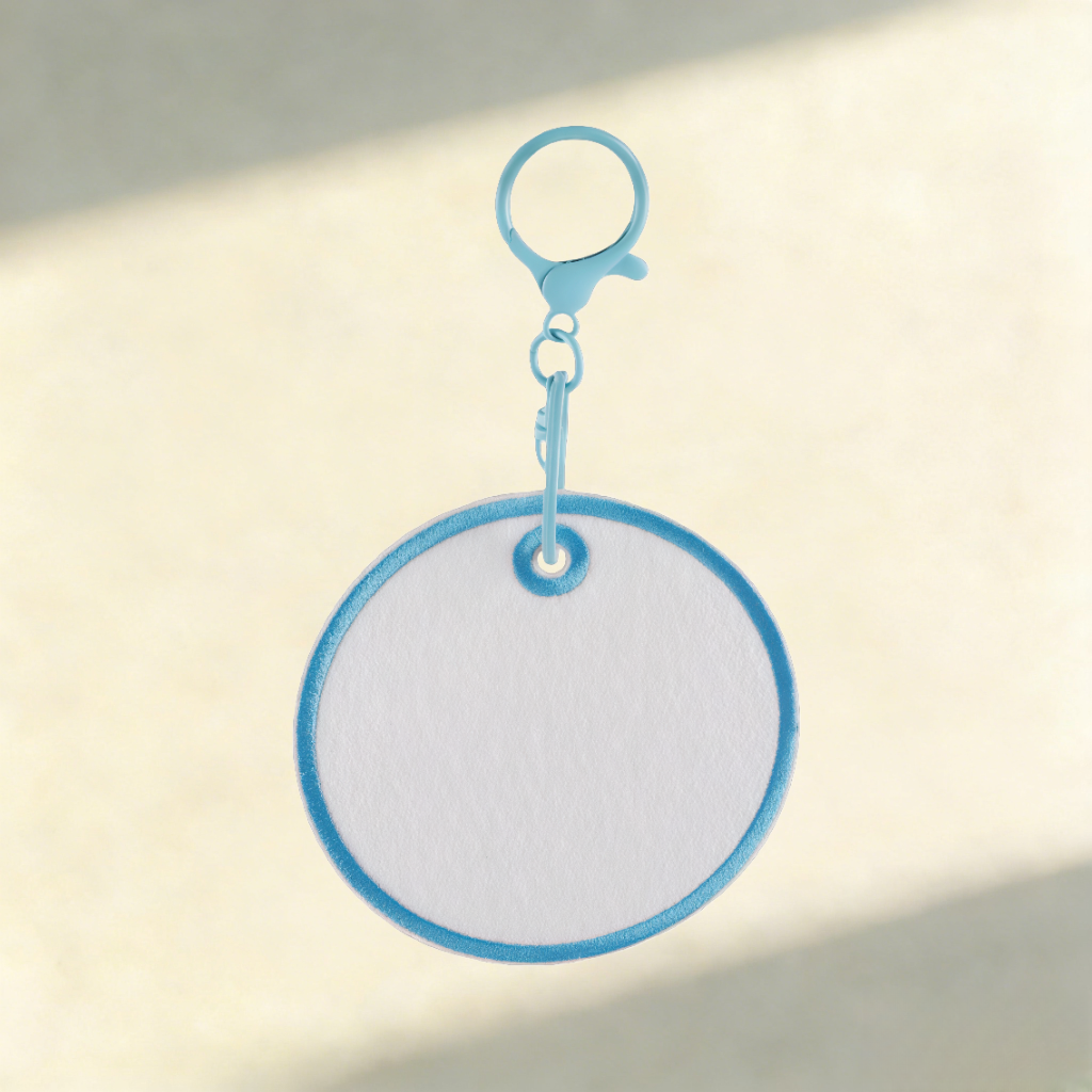 Custom Felt Keychain – Round & Square