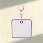 Custom Felt Keychain – Round & Square