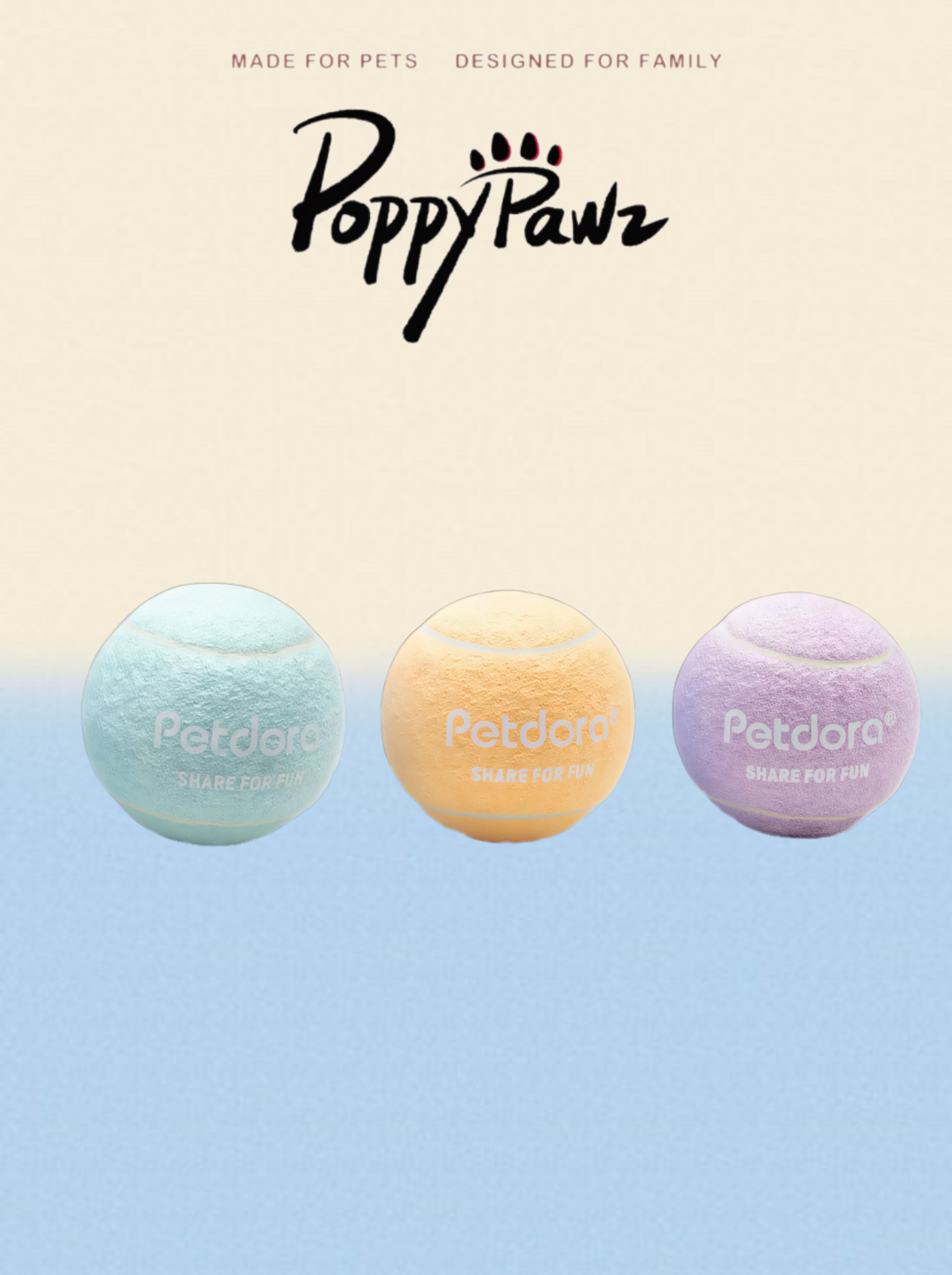 High-Elastic Natural Rubber Pet Ball