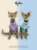 Striped Cotton Cat Shirt