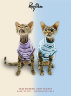 Striped Cotton Cat Shirt