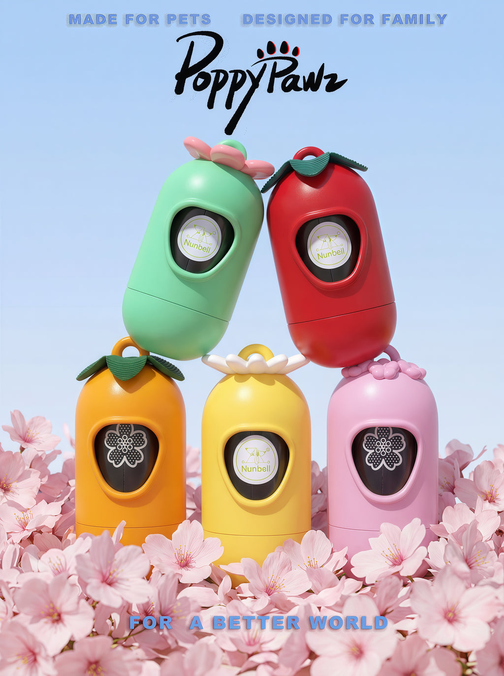 Capsule Dog Waste Bag Dispenser