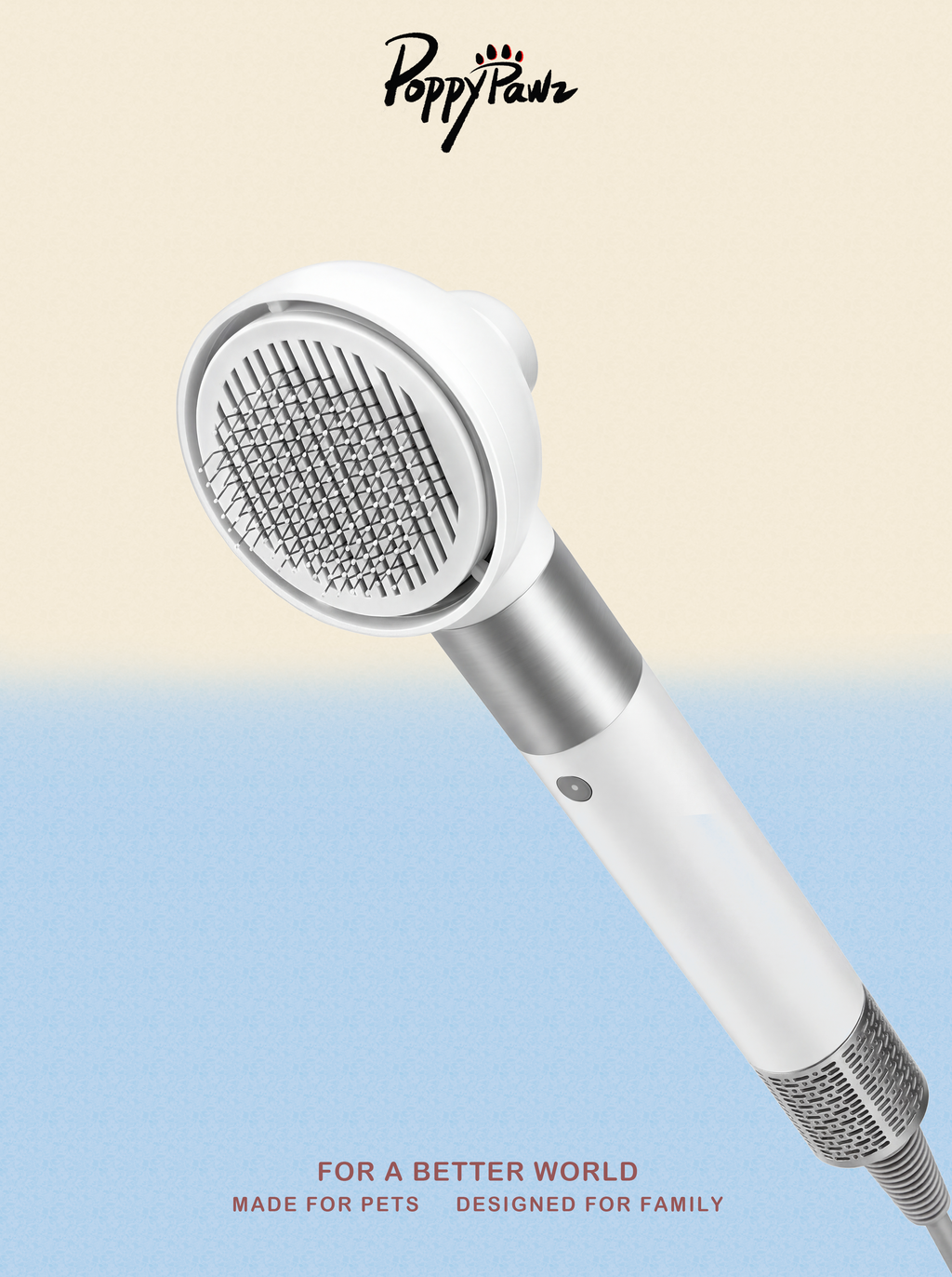 2-in-1 Pet Dryer Brush