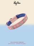 Custom Letter Leather Pet Collar