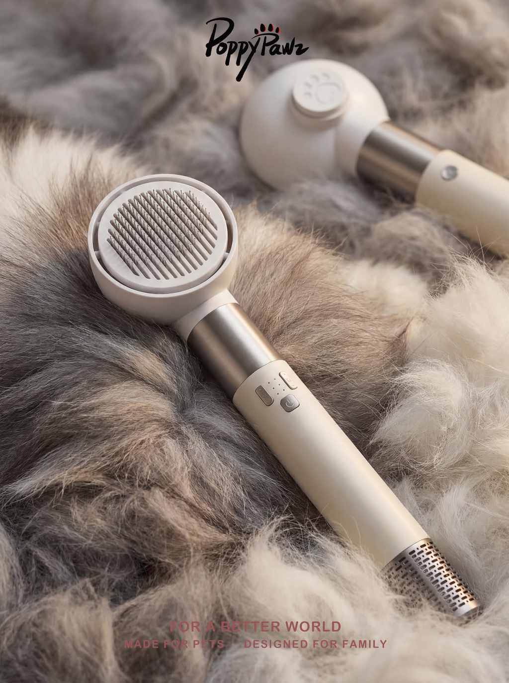 2-in-1 Pet Dryer Brush