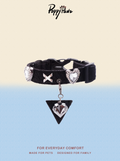 Midnight Heart Collar