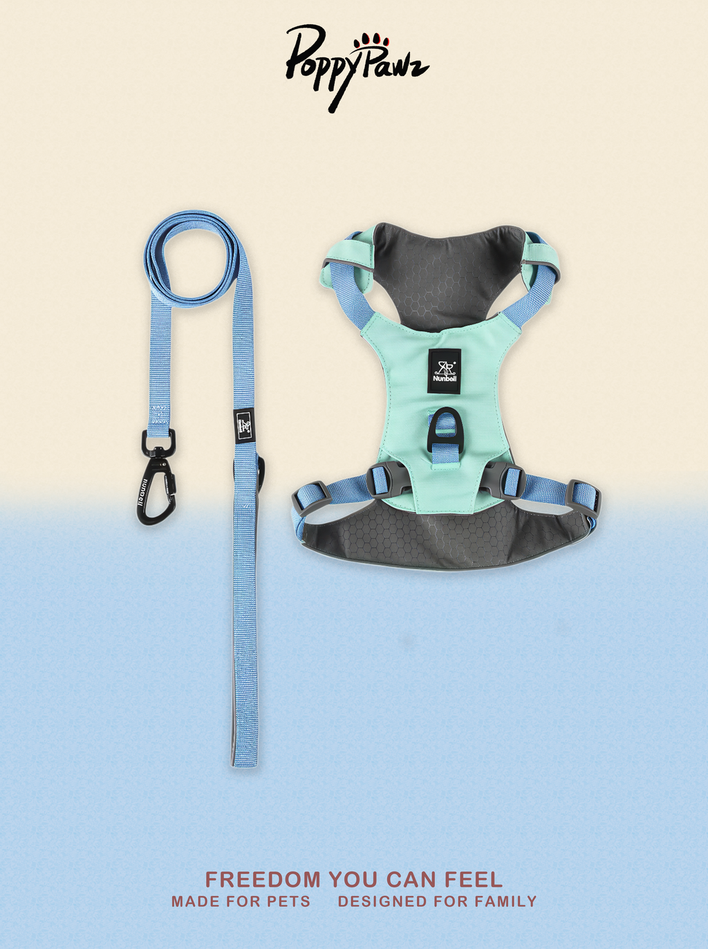 Waterproof No-Pull Dog Harness and Lead Set