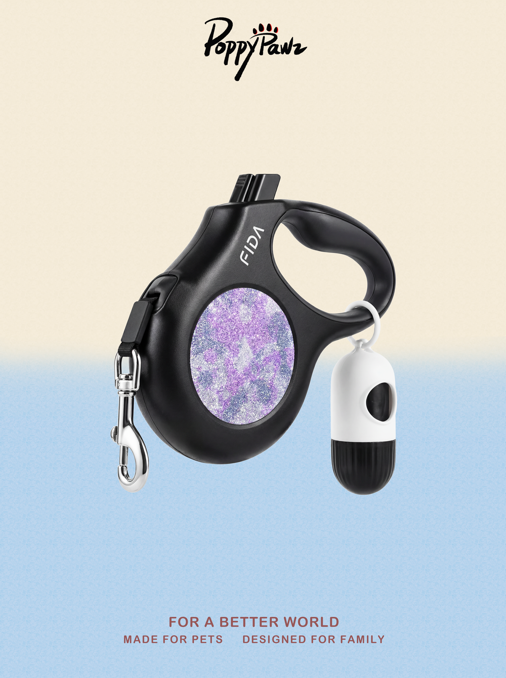 Retractable Dog Lead with Safety Lock