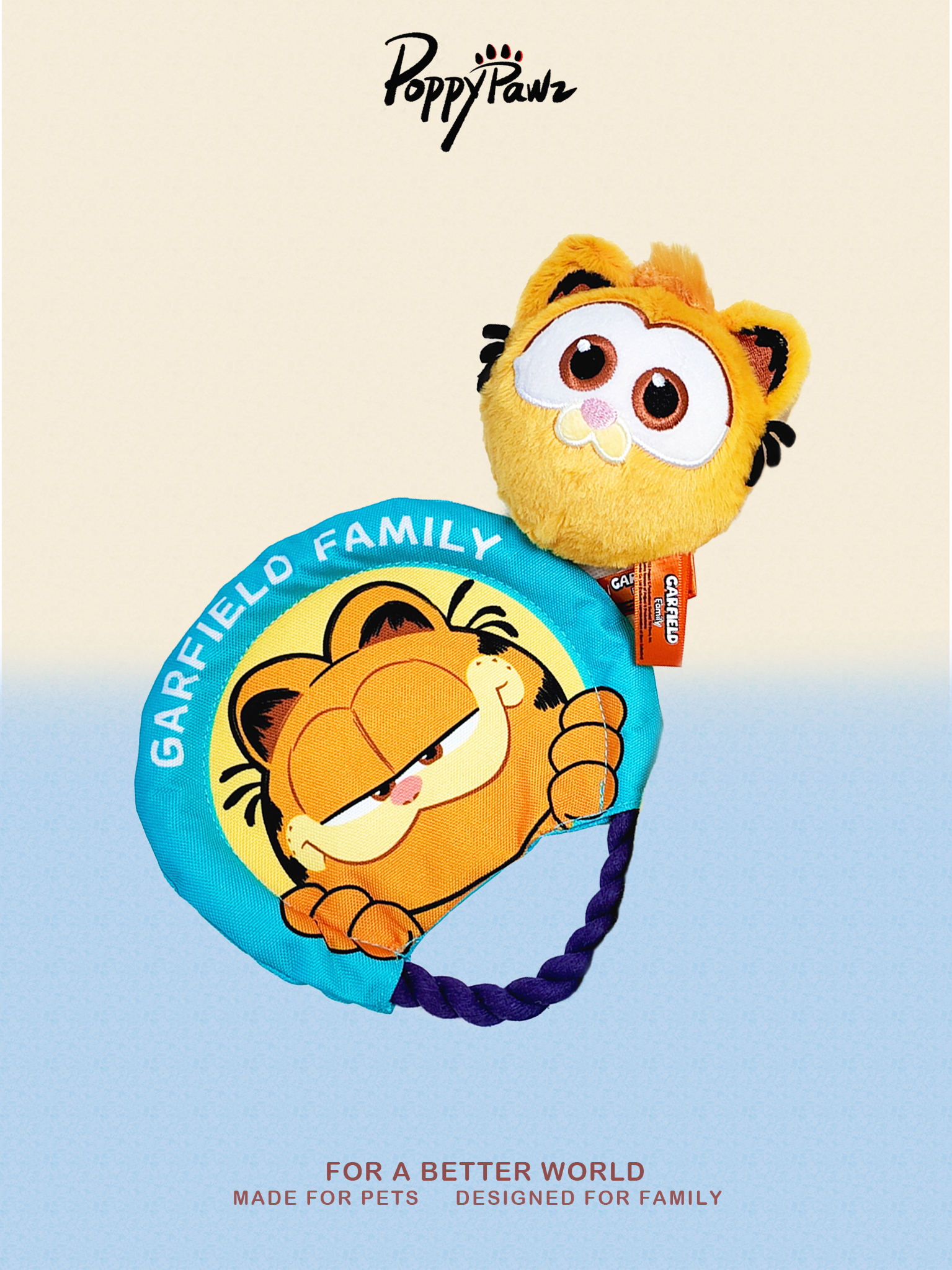 Garfield-Inspired Dog Toy Gift Set
