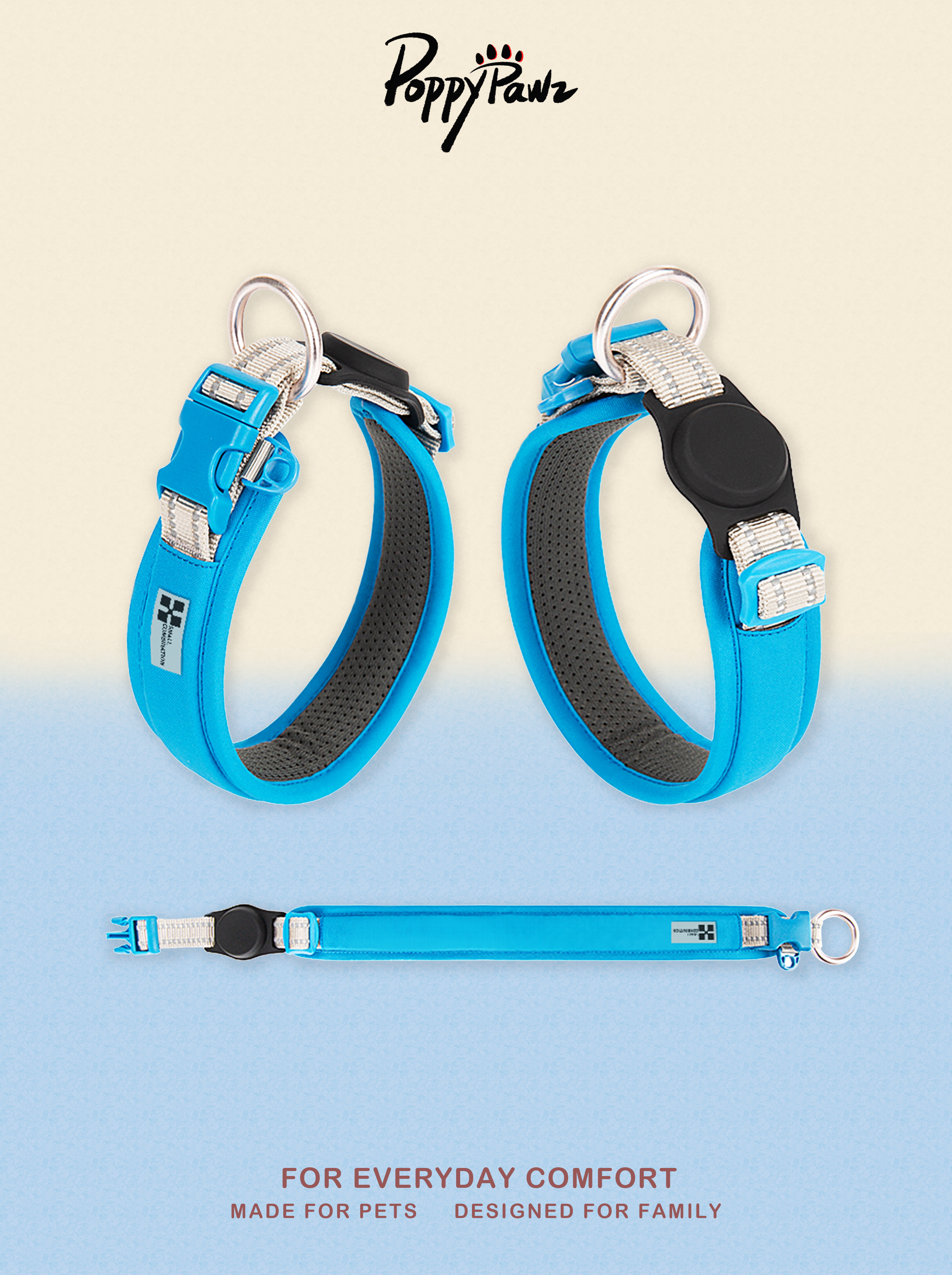 Reflective Cordura Dog Collar