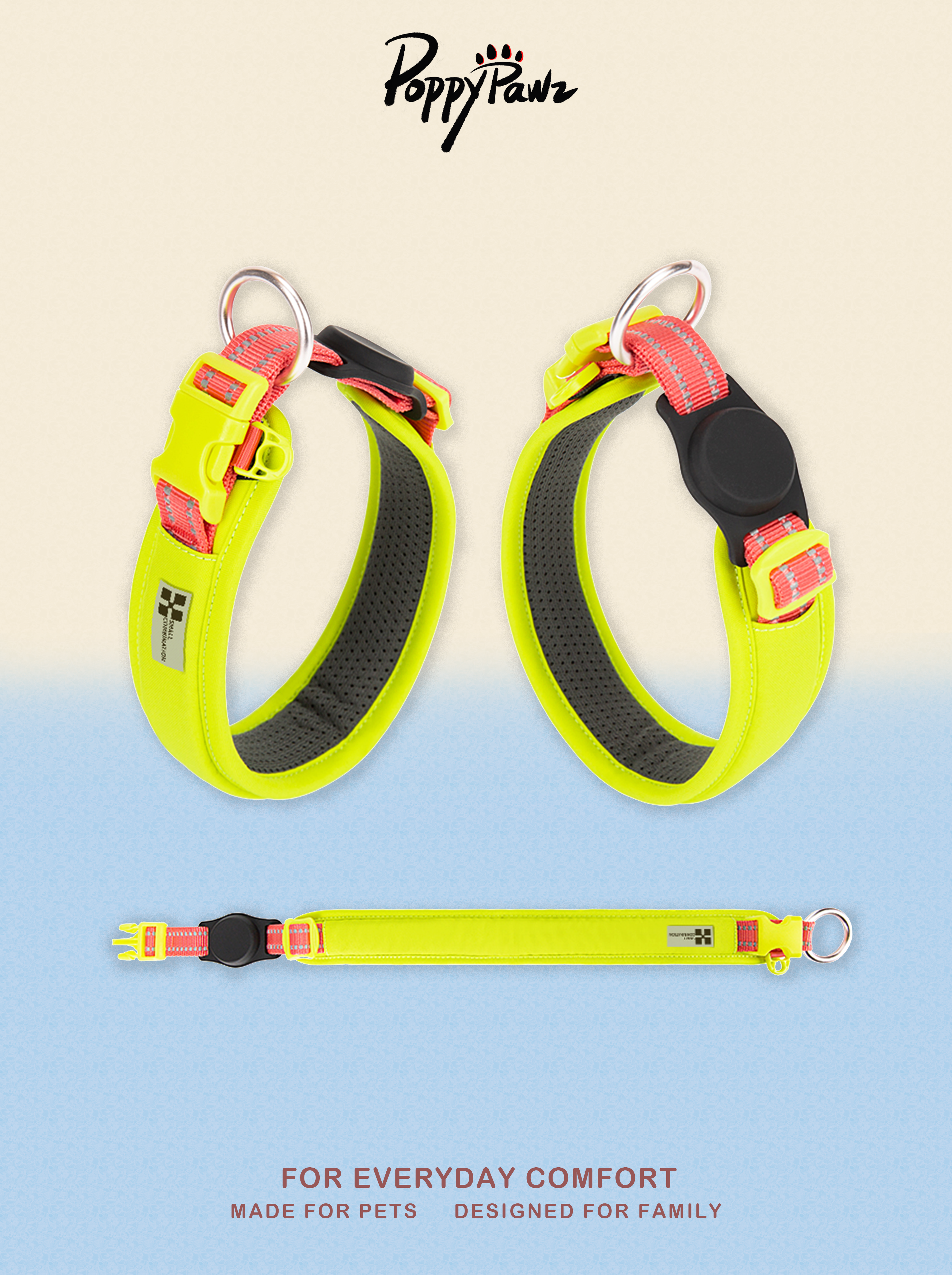 Reflective Cordura Dog Collar