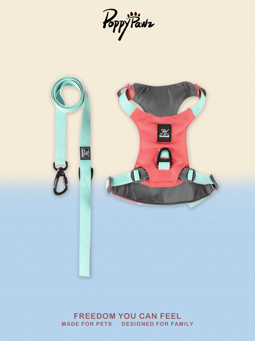 Waterproof No-Pull Dog Harness and Lead Set