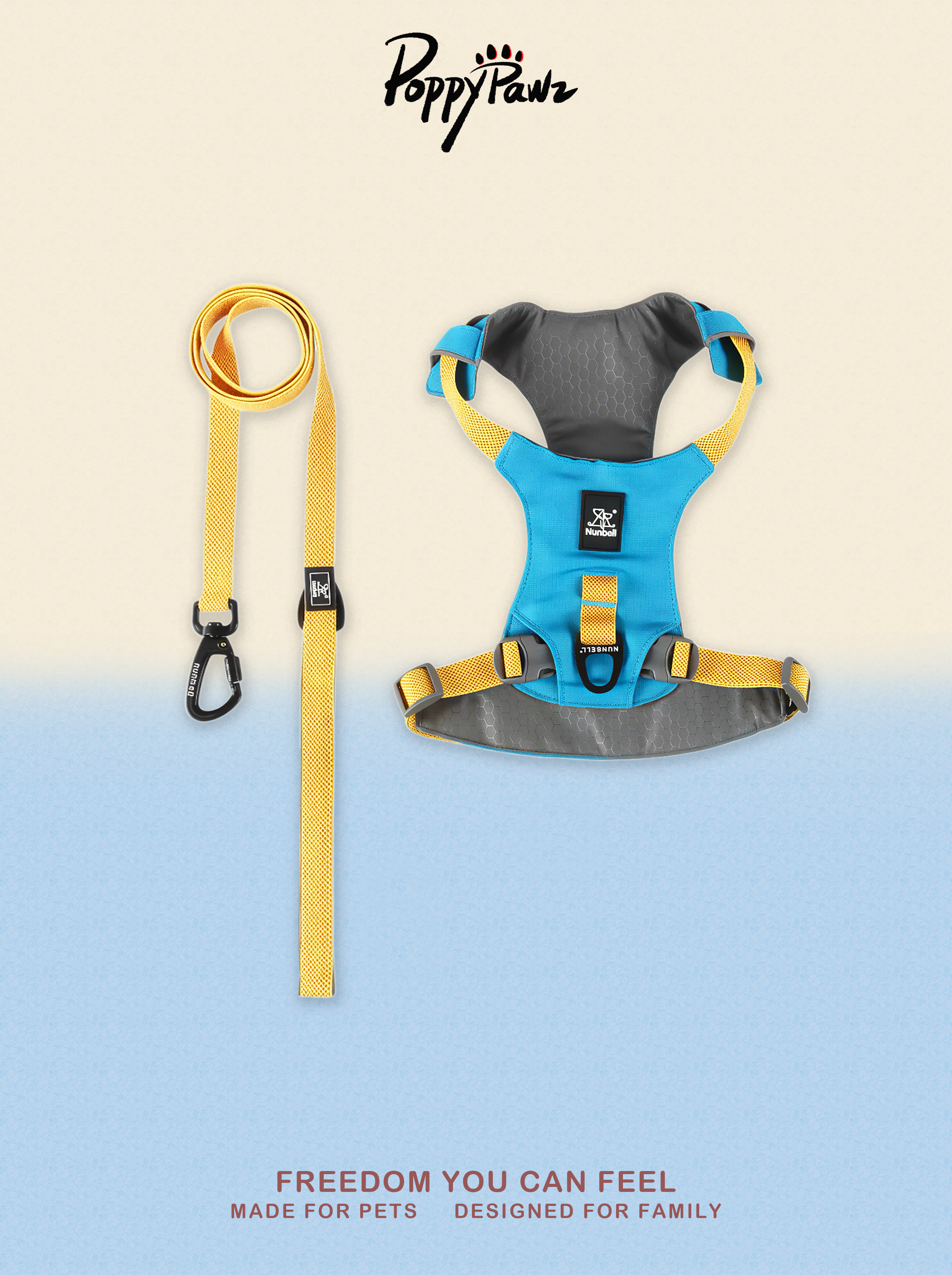 Waterproof No-Pull Dog Harness and Lead Set