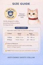 Soft Elastic Breakaway Cat Collar with Safety Buckle