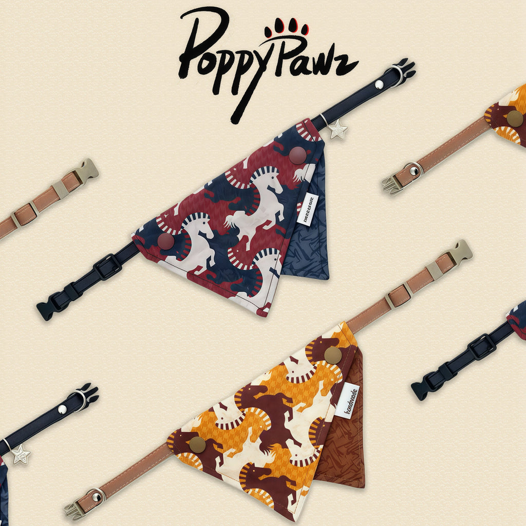 Adjustable Cotton Pet Bandana Collar