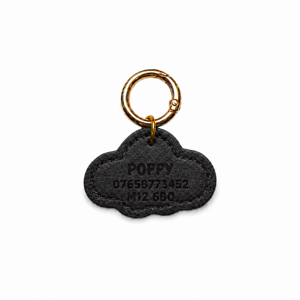 Personalised ID Tag Black*