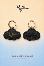 Personalised ID Tag Black*