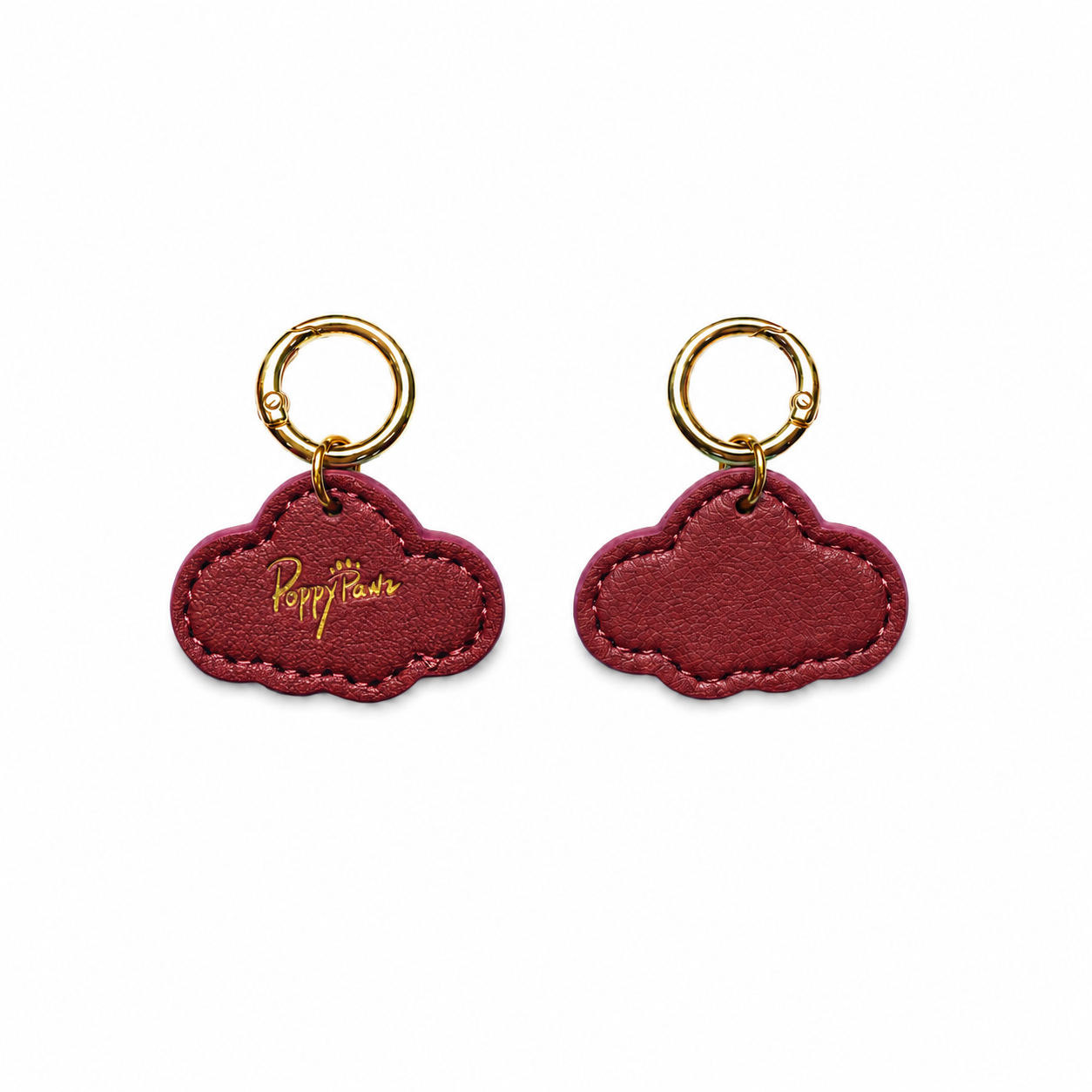 Personalised ID Tag Burgundy*