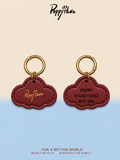 Personalised ID Tag Burgundy*