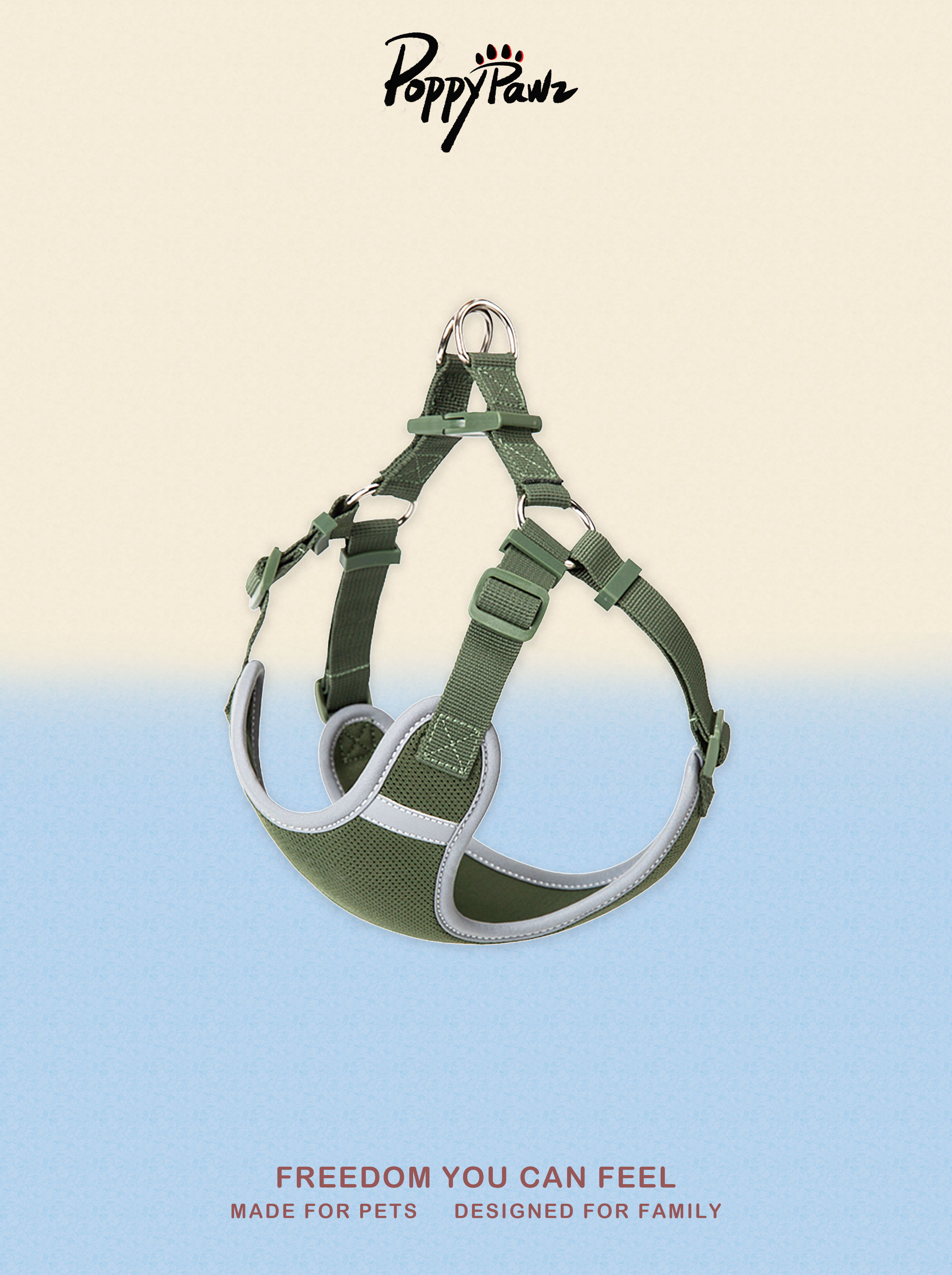 Lightweight Breathable No-Pull Dog Harness