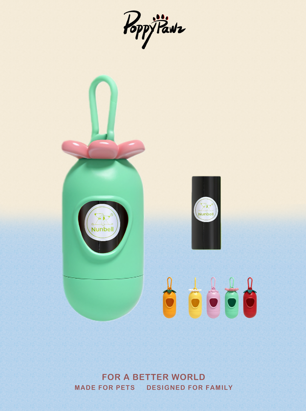 Capsule Dog Poop Bag Dispenser