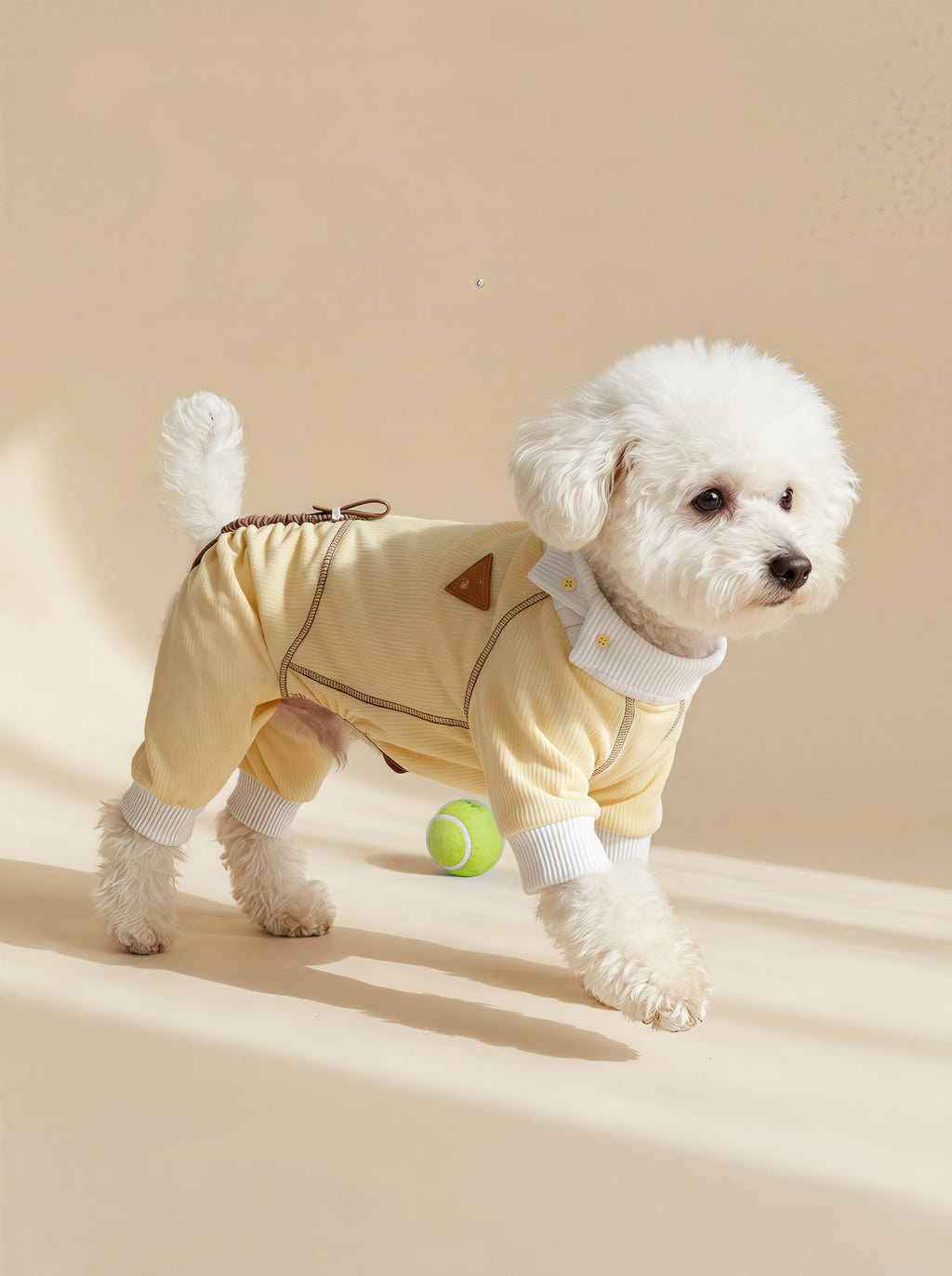 Warm Full-Cover Four-Leg Dog Onesie