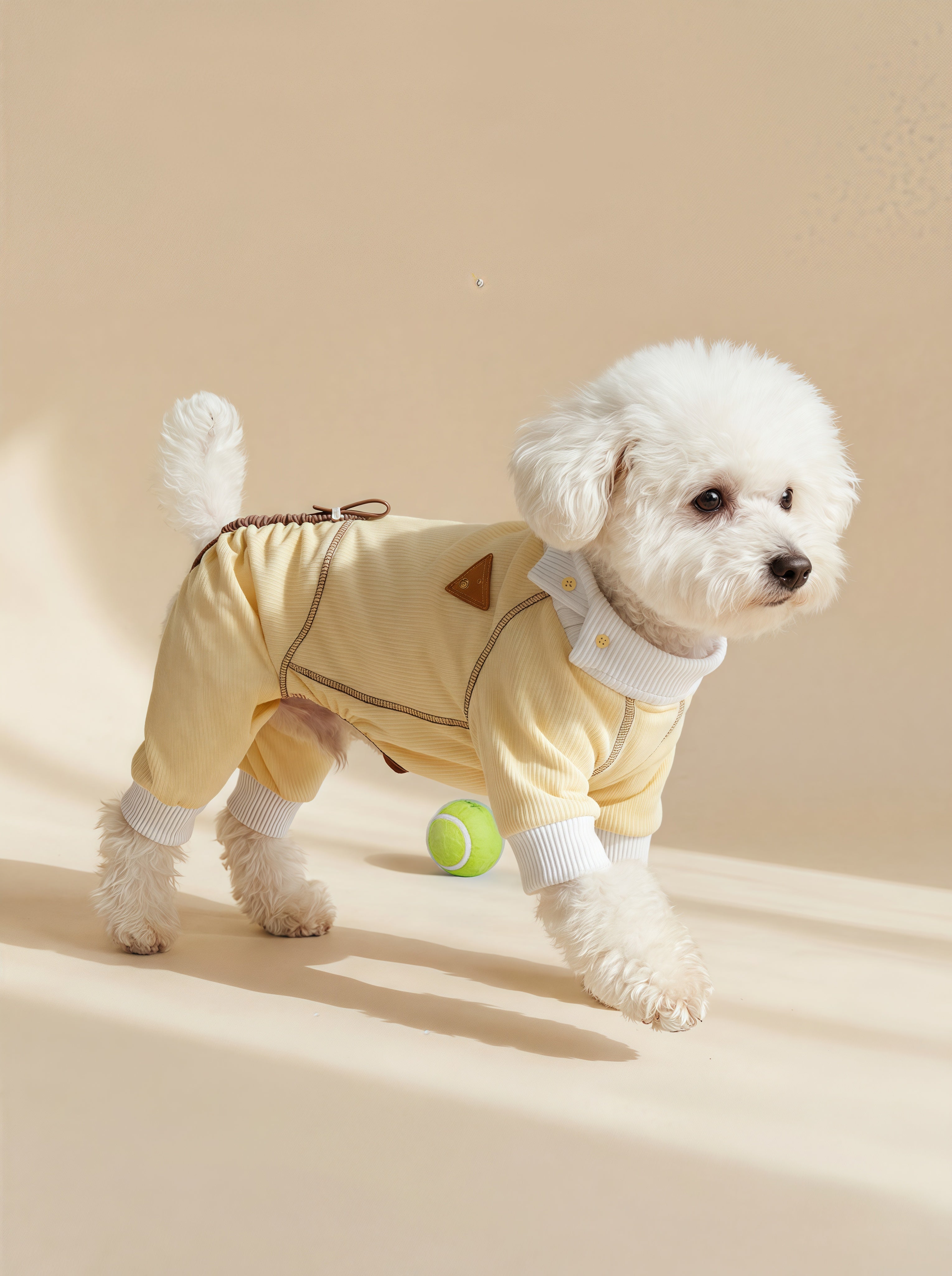 Warm Full-Cover Four-Leg Dog Onesie