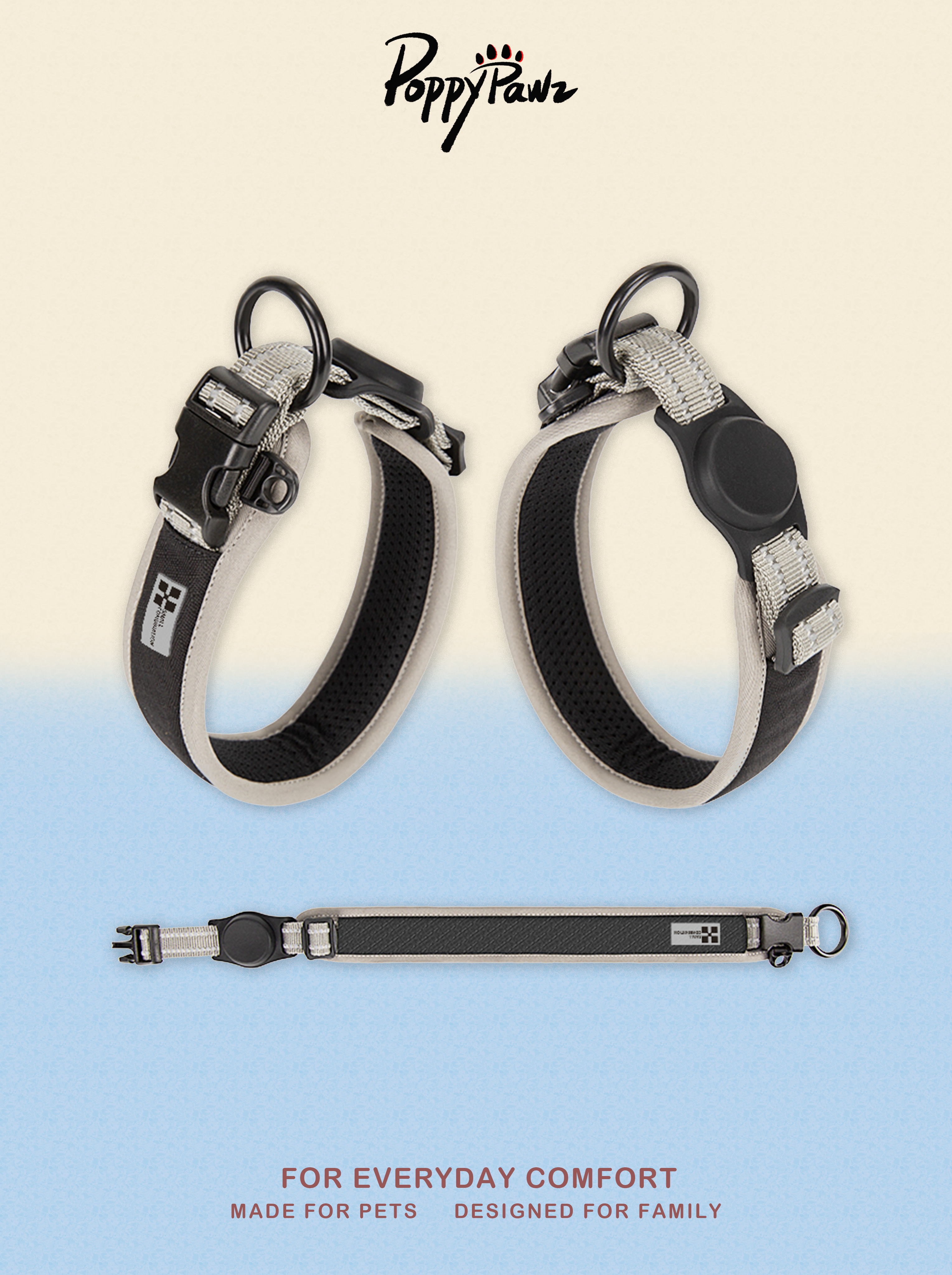 Reflective Cordura Dog Collar