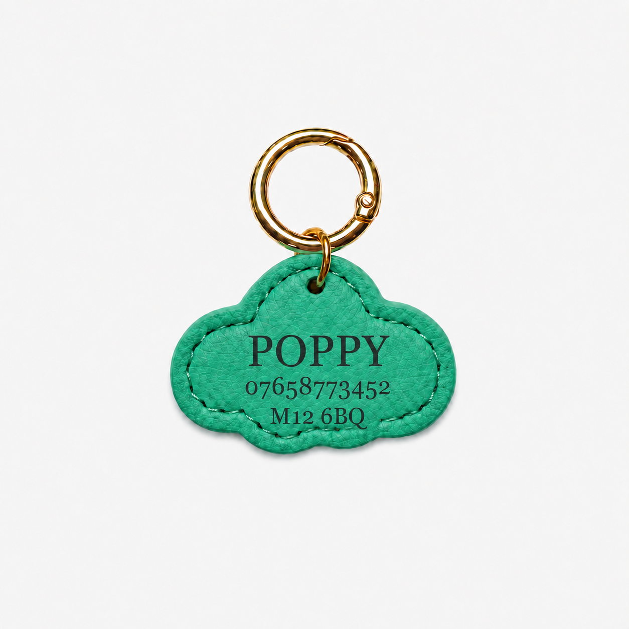 Personalised ID Tag Forest Green*