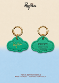 Personalised ID Tag Forest Green*