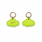 Personalised ID Tag Lemon Green*