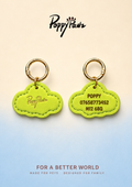 Personalised ID Tag Lemon Green*