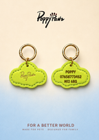 Personalised ID Tag Lemon Green*