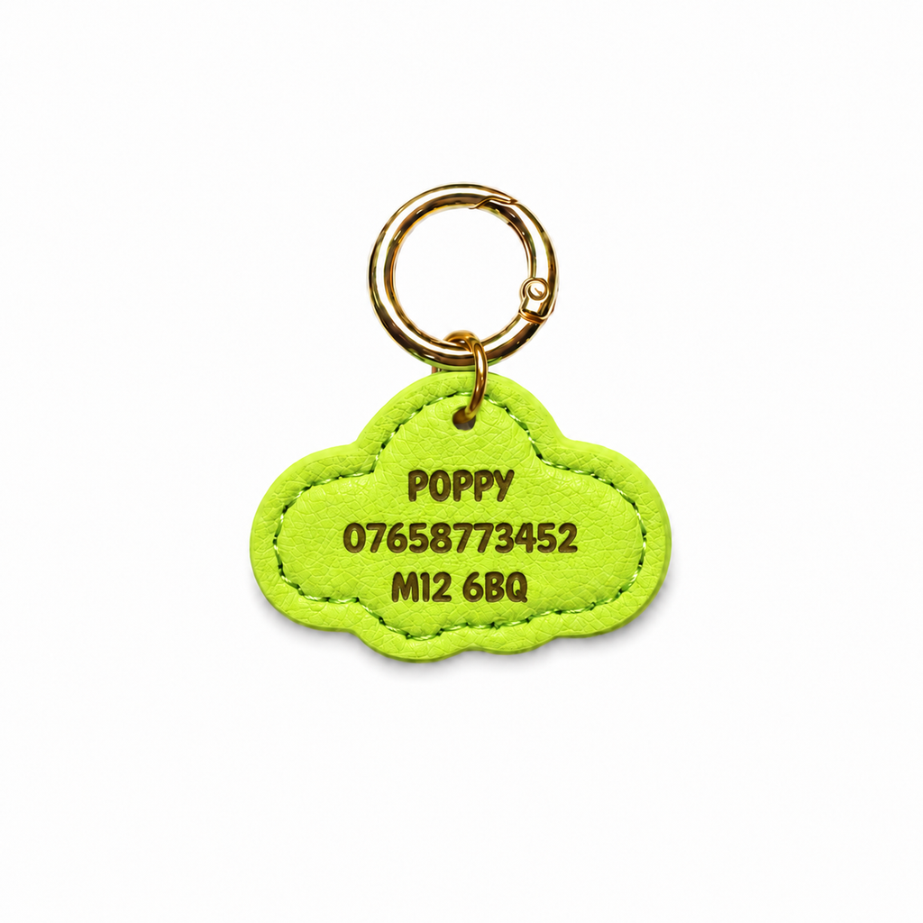 Personalised ID Tag Lemon Green*